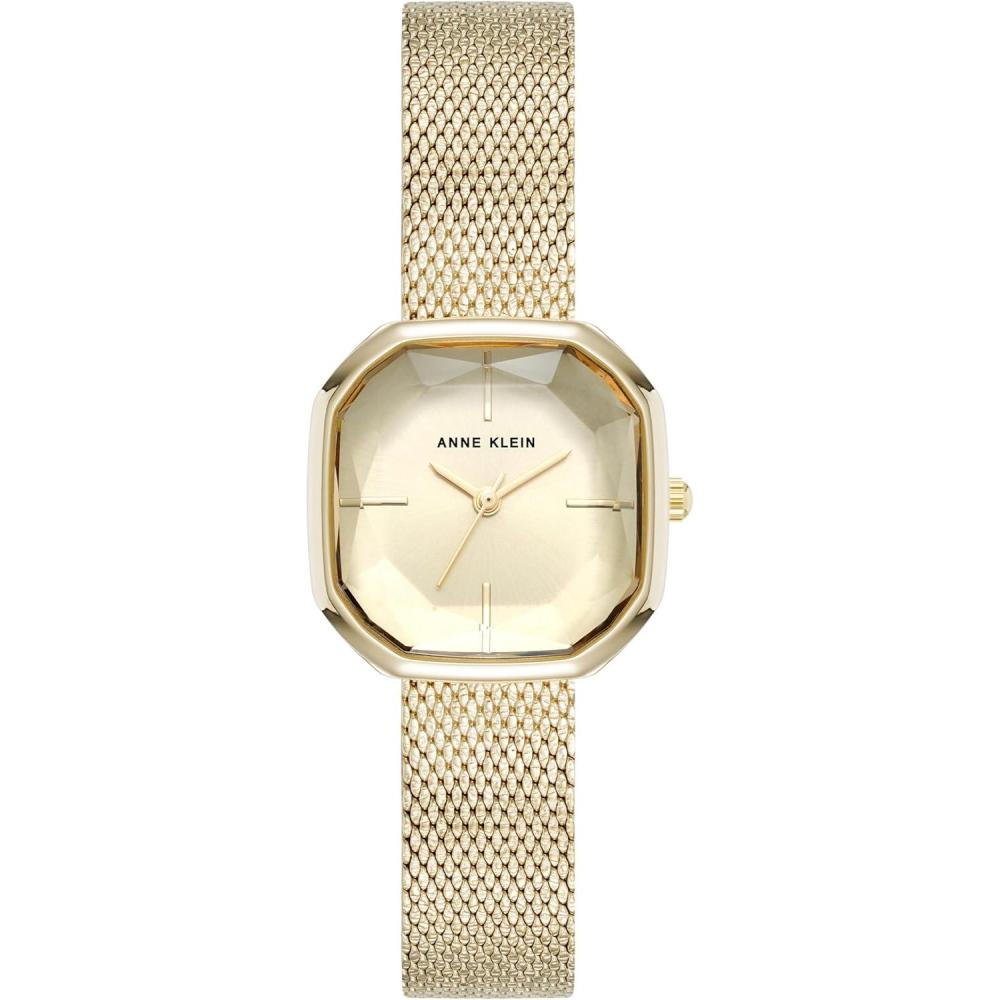 imageAnne Klein Womens Mesh Bracelet WatchChampagneGold