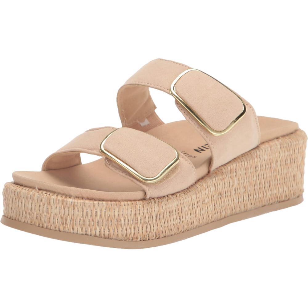 imageAnne Klein Womens Vero Wedge SandalNude