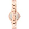 Anne Klein Women’s Genuine Diamond Dial Bangle Watch(Light Pink/Rose)