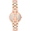 Anne Klein Women’s Genuine Diamond Dial Bangle Watch(Teal/Rose Gold)