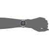 Anne Klein Women’s Genuine Diamond Dial Bangle Watch(Teal/Rose Gold)