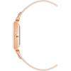 Anne Klein Women’s Leather Strap Watch, AK/3752(Blush Pink/Rose Gold)