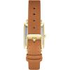 Anne Klein Women’s Leather Strap Watch, AK/3752(Honey Brown/Gold)