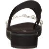 Anne Klein Women’s Maysie-s Wedge Sandal(Clear/Black)