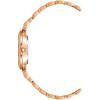 Anne Klein Women’s Premium Crystal Accented Bracelet Watch, AK/2928(Rose Gold/Blue)