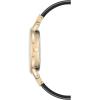 Anne Klein Women’s Premium Crystal Accented Resin Bangle Watch(Black/Gold)