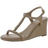 Anne Klein Women’s Sloan Wedge Sandal(Nude)