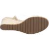 Anne Klein Women’s Strike Espadrille Wedge Sandal(Clear)