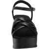 Anne Klein Women’s Valencia Espadrille Wedge Sandal(Black)