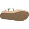 Anne Klein Women’s Valencia Espadrille Wedge Sandal(Platinum)