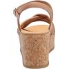 Anne Klein Women’s Valencia Espadrille Wedge Sandal(Tan)