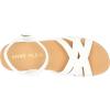 Anne Klein Women’s Valencia Espadrille Wedge Sandal(White)