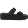 Anne Klein Women’s Vero Wedge Sandal(Black)
