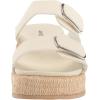 Anne Klein Women’s Vero Wedge Sandal(White)