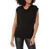 Anne Klein Women’s Cowl Neck Sleeveless Top(Asphalt)