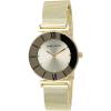 Anne Klein Women’s Glitter Accented Mesh Bracelet Watch(Gold)