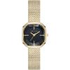 Anne Klein Women’s Mesh Bracelet Watch(Black/Gold)