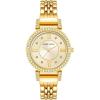 Anne Klein Women’s Premium Crystal Accented Bracelet Watch, AK/2928(Gold)