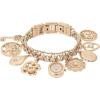 Anne Klein Women’s Premium Crystal Accented Charm Bracelet Watch