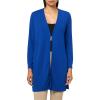 Anne Klein Women’s Txtrd KNT Cardi W Ft Closure(Santorini Blue)
