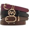 womens Cherry, Black, Espresso 3 for 1 Classic Pant Belt Pack(Cherry)