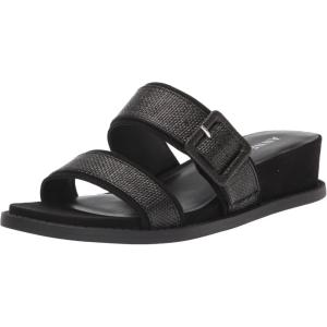 Anne Klein Women’s Brida Slide Sandal(Black)