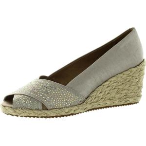 Anne Klein Women’s Ezz-c Espadrille Wedge Sandal(Natural)