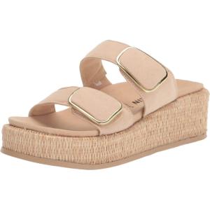 Anne Klein Women’s Vero Wedge Sandal(Nude)