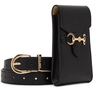 womens Pant Belt With Detachable N/S Pouch(Black)