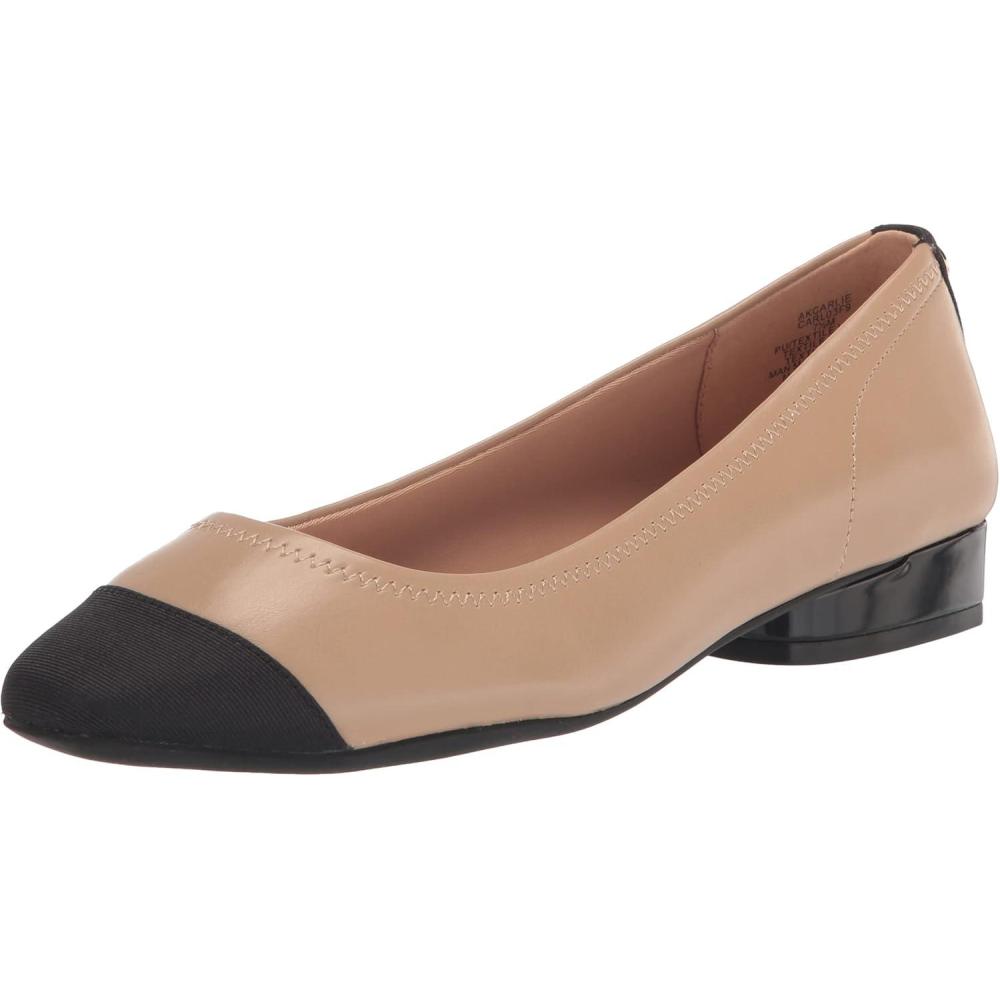 imageAnne Klein Womens CarlieNudeBlack