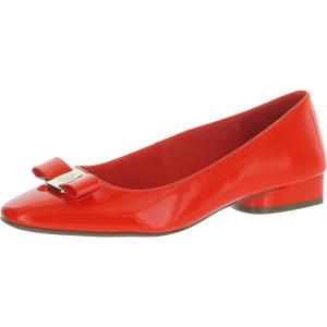 Anne Klein Women’s Charleston Comfortable Fashion Ballet Flat(Red)
