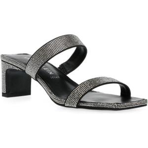 Anne Klein Women’s Jordyn Heeled Sandal(Black Crystal)