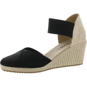 Anne Klein Women’s Zoey Wedge Sandal(Black)