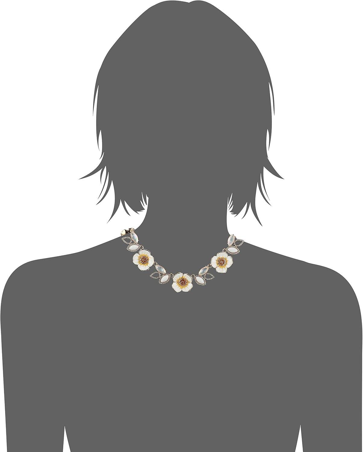 imageAnne Klein Flower Collarwhite