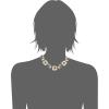 Anne Klein Flower Collar(white)