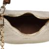 Anne Klein sherpa crescent shoulder bag