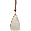 Anne Klein sherpa crescent shoulder bag