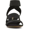 Anne Klein Women’s Barnett Wedge Sandal(Black)