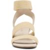 Anne Klein Women’s Barnett Wedge Sandal(Natural)