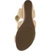 Anne Klein Women’s Barnett Wedge Sandal(Natural)