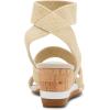 Anne Klein Women’s Barnett Wedge Sandal(Natural)