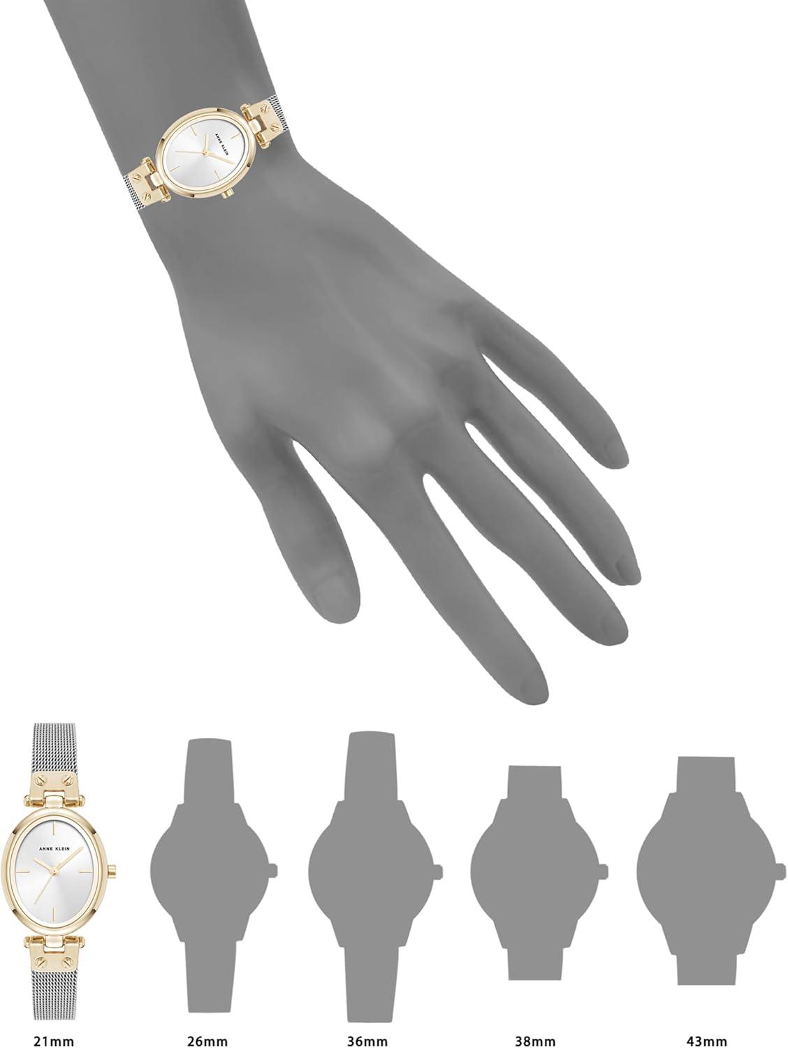 imageOval Mesh Bracelet WatchSilver