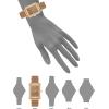 Anne Klein Women’s Silicone Bracelet Watch