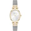 Oval Mesh Bracelet Watch(Silver)