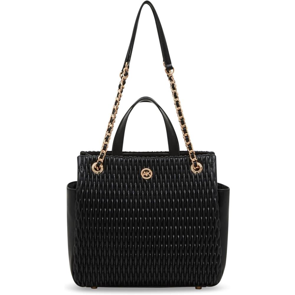 imageAnne Klein Small Ruched tote with convertible strap