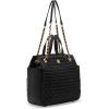 Anne Klein Small Ruched tote with convertible strap