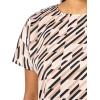 Anne Klein Womens Anne Klein Women’s Short Sleeve Polka Dot Top(Rosette Combo)