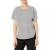 Anne Klein Womens Anne Klein Women’s Short Sleeve Polka Dot Top(Angels Wash)