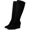Anne Klein womens Vella-w(Black Suede)