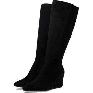 Anne Klein womens Vella-w(Black Suede)